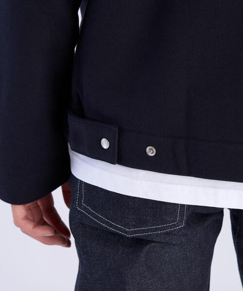 agnes b.（アニエスベー）の「メンズ オーガニックコットン 長袖 カーディガンプレッション（カーディガン/ボレロ・メンズ・ブラック・2/3/1）」の12枚目の写真