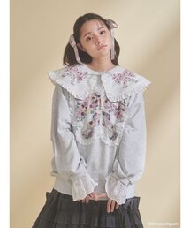 merry jenny | Dream Garden-tulip ribbon lace sweat(スウェット)