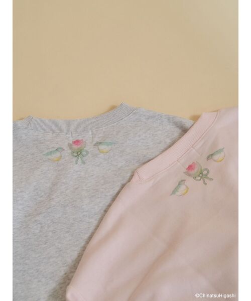 merry jenny（メリージェニー）の「Dream Garden-tulip ribbon lace sweat（スウェット・レディース・ライトグレー/ピンク・FREE）」の20枚目の写真