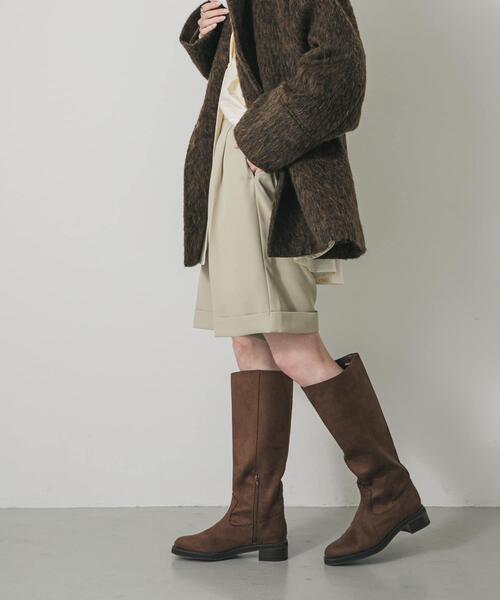 SENSE OF PLACE by URBAN RESEARCH（センスオブプレイスバイアーバンリサーチ）の「ターンバックハーフパンツ（その他パンツ・レディース・ベージュ/ブラック・MEDIUM/SMALL）」の19枚目の写真