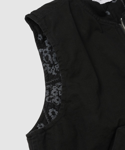 NOMA t.d.(ノーマティーディー)の「Reversible Work Vest(ベスト・メンズ・ブラック・3)」の4枚目の写真