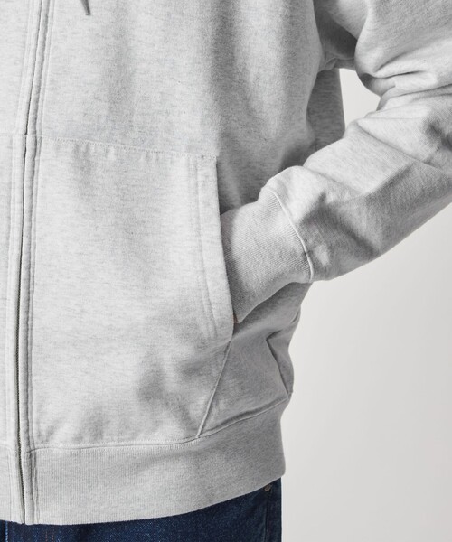 Steven Alan（スティーブンアラン）の「＜Steven Alan＞ ウラケ ジップ フーデイー（パーカー・メンズ・ダークグレー/モカ/ライトグレー・M/XL/S/L）」の14枚目の写真