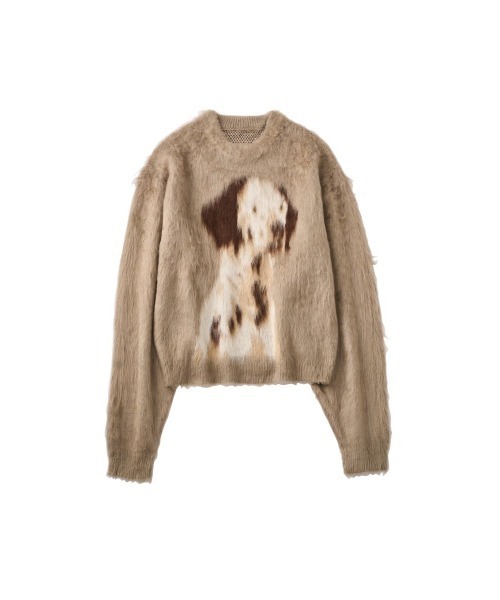 dalmatian shaggy knit(unisex)（ニット/セーター）｜Knuth Marf
