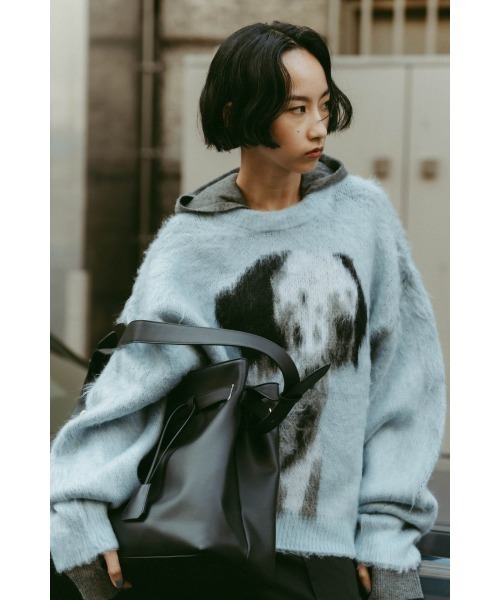 dalmatian shaggy knit(unisex)（ニット/セーター）｜Knuth Marf