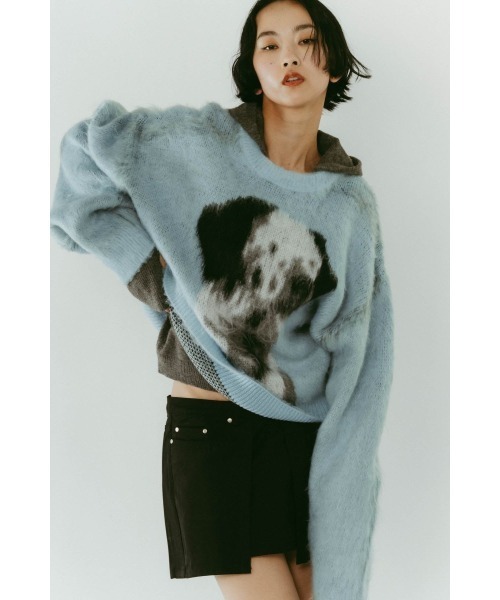 dalmatian shaggy knit(unisex)（ニット/セーター）｜Knuth Marf