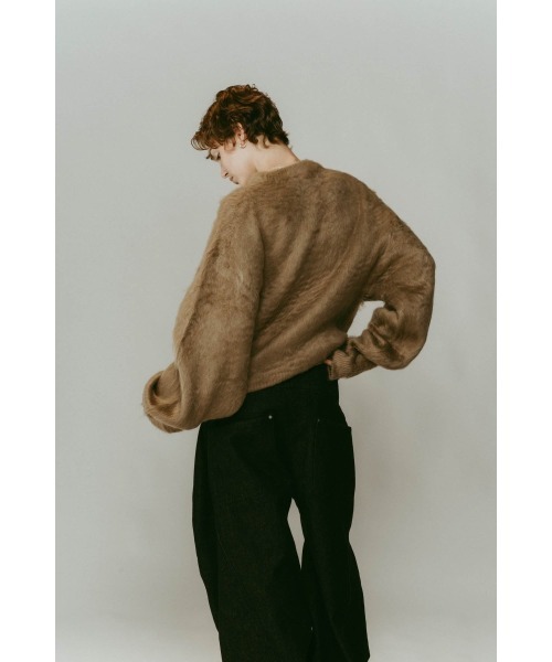 Knuth Marf（クヌースマーフ）の「dalmatian shaggy knit(unisex)（ニット/セーター・レディース・グリーン/ブルー/ベージュ・FREE）」の4枚目の写真