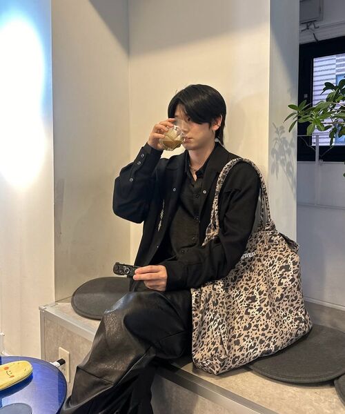 ERER(エルエル)の「シグネチャーレオパードエコバッグ ブラウン(エコバッグ/サブバッグ・レディース・ブラウン・FREE)」の13枚目の写真