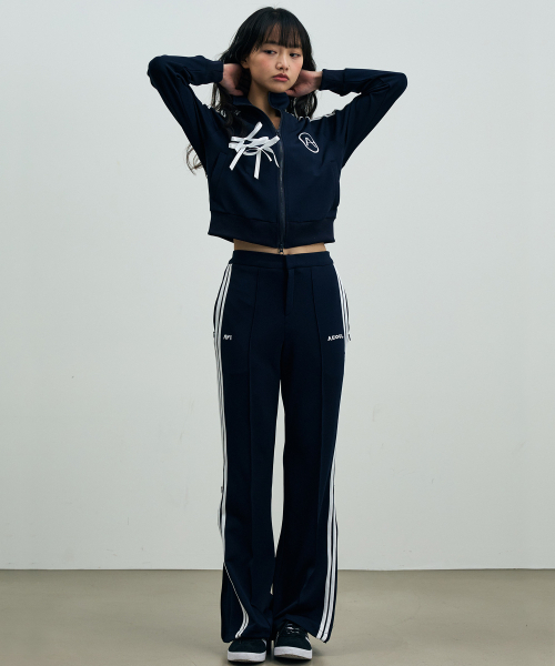 ARI（アリ）の「JOEL JERSEY TRACK PANTS / NAVY（スウェットパンツ・レディース・ネイビー・FREE）」の5枚目の写真