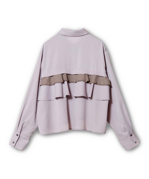 OSMOSIS（オズモーシス）の「ティアードフリルブラウス（シャツ/ブラウス・レディース・ブラック/グレー/ホワイト・ONE SIZE）」の21枚目の写真