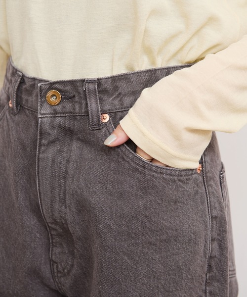 fig Ｌondon（フィグロンドン）の「colored jeans（デニムパンツ・レディース・カーキ/ボルドー・25/26/27）」の5枚目の写真