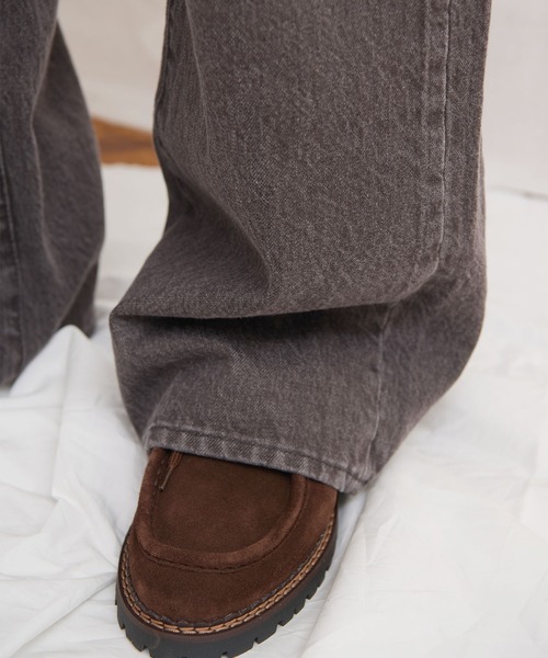 fig Ｌondon（フィグロンドン）の「colored jeans（デニムパンツ・レディース・カーキ/ボルドー・25/26/27）」の4枚目の写真