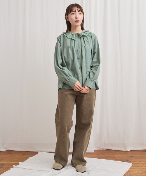 fig Ｌondon（フィグロンドン）の「colored jeans（デニムパンツ・レディース・カーキ/ボルドー・25/26/27）」の15枚目の写真