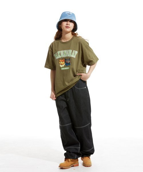 CREAM SODA LAB（クリームソーダラボ）の「ピエンジロゴ半袖Tシャツオリーブ（Tシャツ/カットソー・レディース・その他・LARGE/MEDIUM/X-LARGE/XX-LARGE）」の5枚目の写真