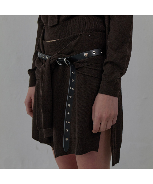 LCDC TM（エルシーディーシーティーエム）の「TIED DETAIL LAYERED KNIT SKIRT (BROWN)（ニット/セーター・レディース・その他・SMALL/MEDIUM）」の8枚目の写真