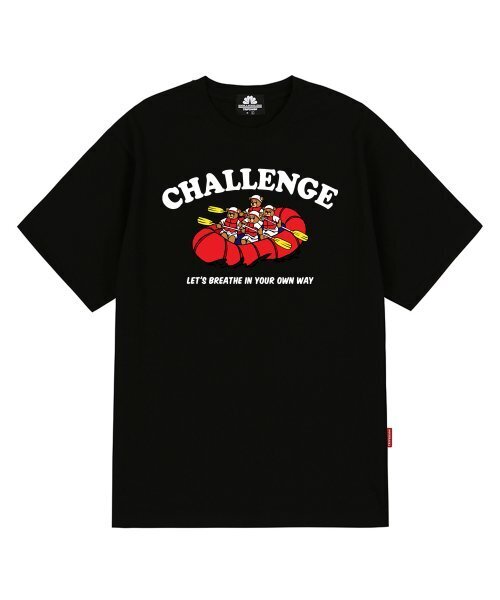 TRIPSHION(トリップション)の「CHALLENGE BOAT BEAR GRAPHIC Tシャツ - ブラック(Tシャツ/カットソー・メンズ・その他・LARGE/MEDIUM/X-LARGE)」の1枚目の写真