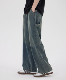 DYSFUNCT（ディスファンクト）の「KEY RING WASHING DENIM PANTS(BLUE)（デニムパンツ）」