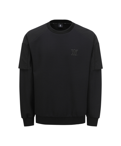 ANEW GOLF(アニューゴルフ)の「MEN SP ESSENTIAL SWEATSHIRT_BK(Tシャツ/カットソー・メンズ・その他・LARGE)」の1枚目の写真