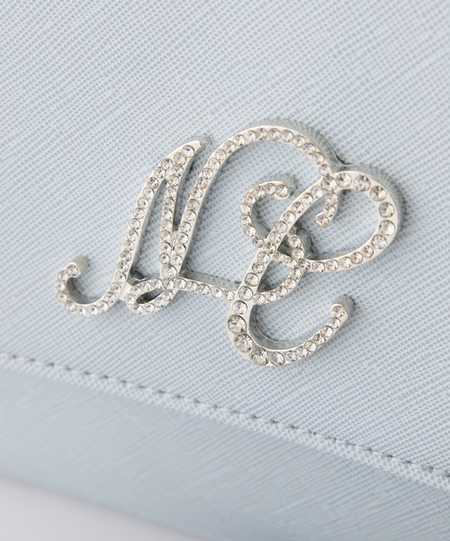 one after another NICE CLAUP（ワンアフターアナザーナイスクラップ）の「【Twinkle collection】ロゴ付きショルダーバッグ（ショルダーバッグ・レディース・サックスブルー/ホワイト・FREE）」の6枚目の写真