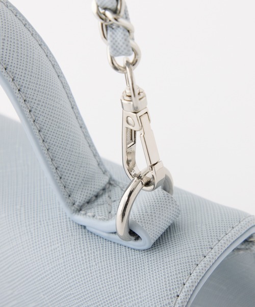 one after another NICE CLAUP（ワンアフターアナザーナイスクラップ）の「【Twinkle collection】ロゴ付きショルダーバッグ（ショルダーバッグ・レディース・サックスブルー/ホワイト・FREE）」の7枚目の写真