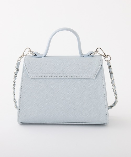 one after another NICE CLAUP（ワンアフターアナザーナイスクラップ）の「【Twinkle collection】ロゴ付きショルダーバッグ（ショルダーバッグ・レディース・サックスブルー/ホワイト・FREE）」の10枚目の写真