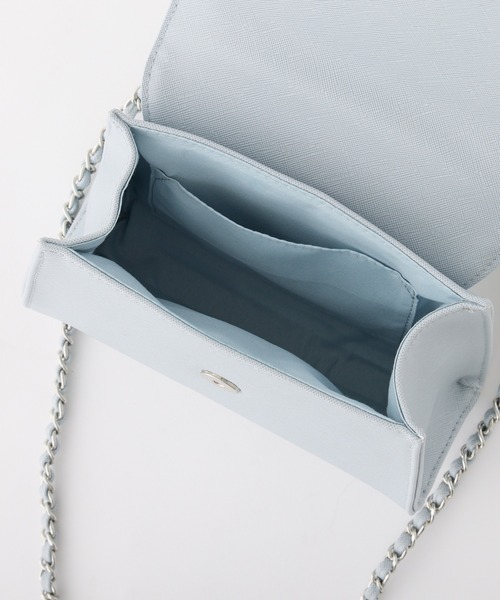 one after another NICE CLAUP（ワンアフターアナザーナイスクラップ）の「【Twinkle collection】ロゴ付きショルダーバッグ（ショルダーバッグ・レディース・サックスブルー/ホワイト・FREE）」の11枚目の写真