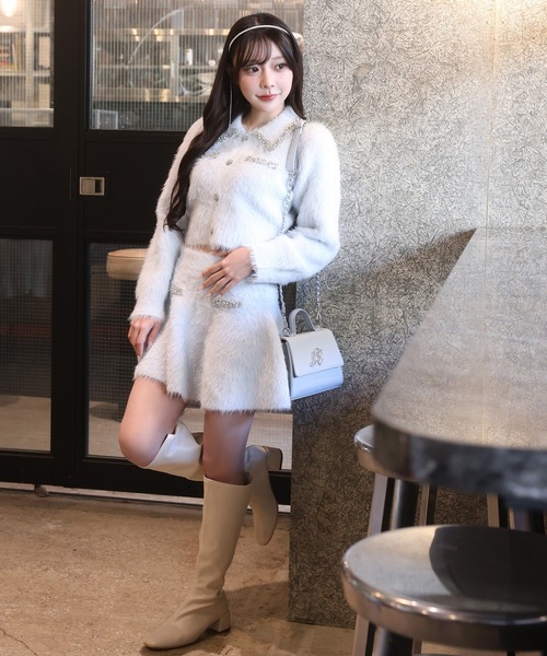 one after another NICE CLAUP（ワンアフターアナザーナイスクラップ）の「【Twinkle collection】ロゴ付きショルダーバッグ（ショルダーバッグ・レディース・サックスブルー/ホワイト・FREE）」の14枚目の写真