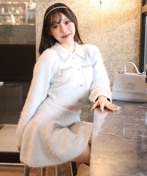 one after another NICE CLAUP（ワンアフターアナザーナイスクラップ）の「【Twinkle collection】ロゴ付きショルダーバッグ（ショルダーバッグ・レディース・サックスブルー/ホワイト・FREE）」の15枚目の写真