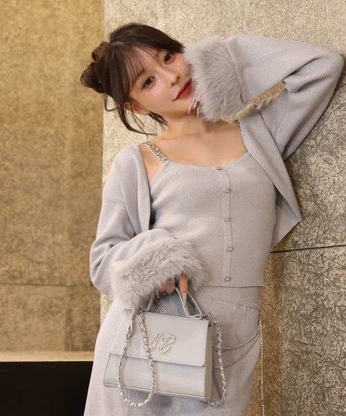 one after another NICE CLAUP（ワンアフターアナザーナイスクラップ）の「【Twinkle collection】ロゴ付きショルダーバッグ（ショルダーバッグ・レディース・サックスブルー/ホワイト・FREE）」の18枚目の写真