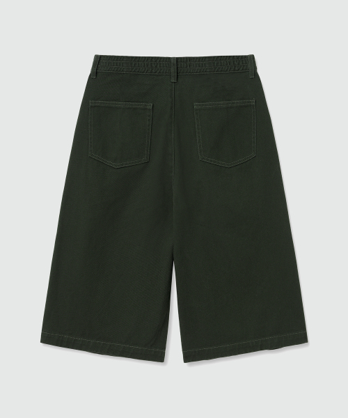 DECET(デケト)の「Cotton 2Pleats Shorts DCPT041Khaki(その他パンツ・レディース・その他・32/30/26/28)」の10枚目の写真