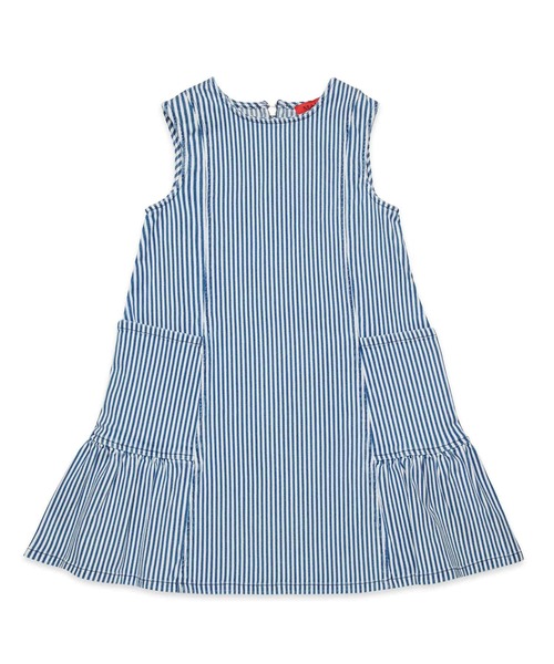MAX&Co.(マックス アンド コー)の「Max&Co.(マックスアンドコー)Kids & Junior ノースリーブワンピース(ワンピース・キッズ・インディゴブルー・4Y/6Y/8Y/10Y/16Y/12Y/14Y)」の3枚目の写真