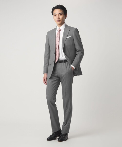 green label relaxing（グリーンレーベルリラクシング）の「GUABELLO ピンヘッド 2B RV スーツジャケット セットアップジャケット（スーツジャケット・メンズ・ネイビー/グレー・42/52/50/48/46/44）」の3枚目の写真