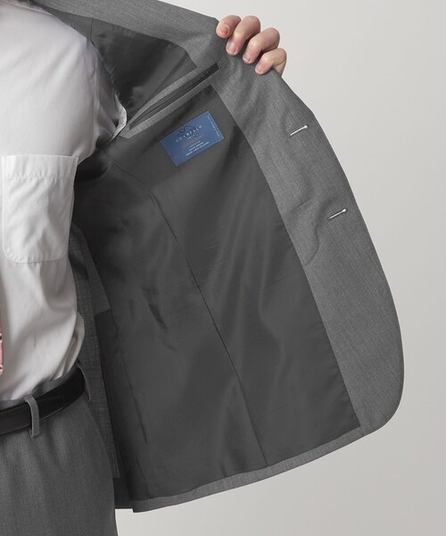 green label relaxing（グリーンレーベルリラクシング）の「GUABELLO ピンヘッド 2B RV スーツジャケット セットアップジャケット（スーツジャケット・メンズ・ネイビー/グレー・42/52/50/48/46/44）」の15枚目の写真