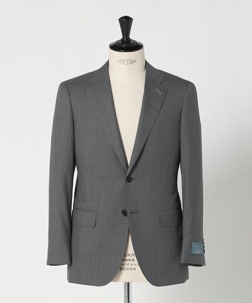 green label relaxing（グリーンレーベルリラクシング）の「GUABELLO ピンヘッド 2B RV スーツジャケット セットアップジャケット（スーツジャケット・メンズ・ネイビー/グレー・42/52/50/48/46/44）」の20枚目の写真
