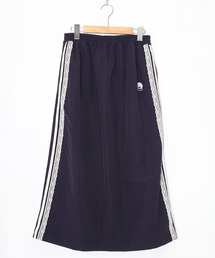 ScoLar | 153719:レース×ライン入りナイロンワッシャースカート(スカート)