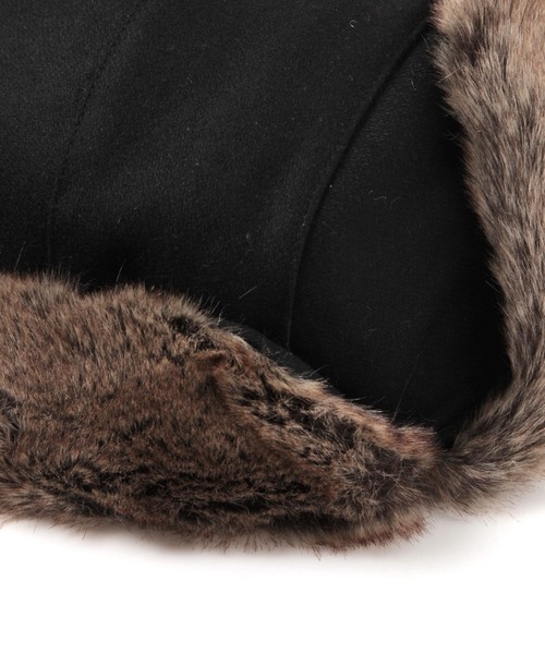 BAYFLOW(ベイフロー)の「フライトキャップ(キャップ・メンズ・ブラウン/ブラック・FREE)」の3枚目の写真