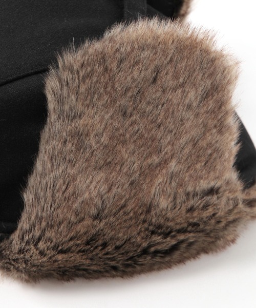 BAYFLOW(ベイフロー)の「フライトキャップ(キャップ・メンズ・ブラウン/ブラック・FREE)」の4枚目の写真