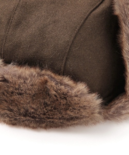 BAYFLOW(ベイフロー)の「フライトキャップ(キャップ・メンズ・ブラウン/ブラック・FREE)」の7枚目の写真