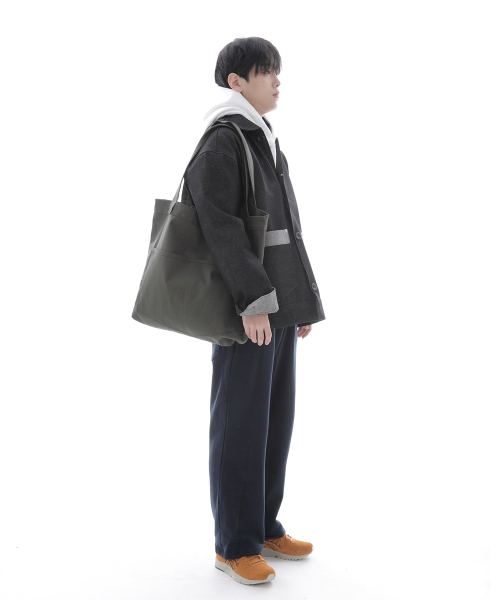 SAINTCREW(セントクルー)の「ペンタゴンポケットビッグサイズエコバッグPP-108カーキ(エコバッグ/サブバッグ・メンズ・その他・フリー)」の3枚目の写真