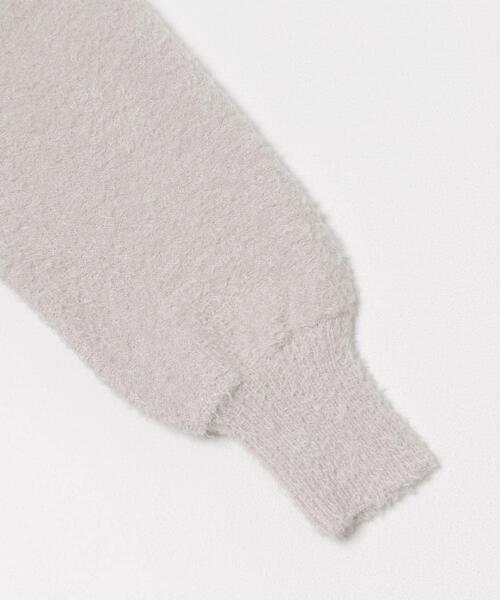 ITEMS URBANRESEARCH（アイテムズ アーバンリサーチ）の「ボリュームスリーブラグランニット（ニット/セーター・レディース・ネイビー/グレー系その他/ミント・FREE）」の11枚目の写真