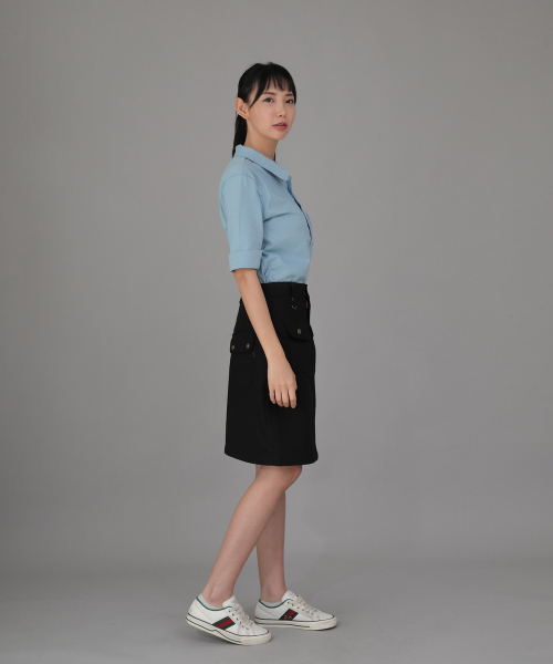 SAINTCREW(セントクルー)の「FBカバーポケットバンディングスカート FCM-1307 ブラック(スカート・レディース・その他・MEDIUM/LARGE/X-LARGE)」の6枚目の写真