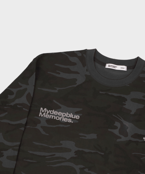 mydeepbluememories(マイディープブルーメモリーズ)の「MM SYMBOL LOGO CAMO LONG SLEEVE #2(Tシャツ/カットソー・レディース・その他・FREE)」の3枚目の写真