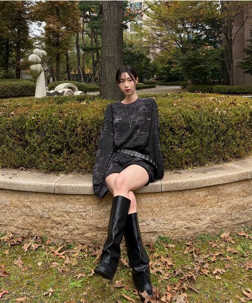 mydeepbluememories(マイディープブルーメモリーズ)の「MM SYMBOL LOGO CAMO LONG SLEEVE #2(Tシャツ/カットソー・レディース・その他・FREE)」の7枚目の写真
