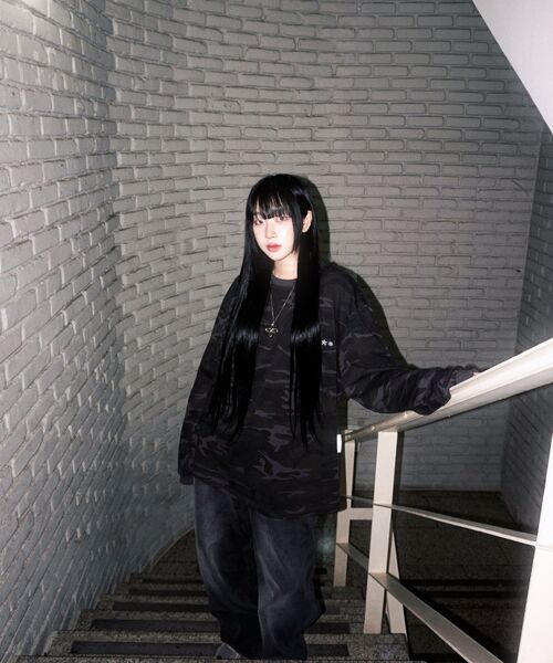 mydeepbluememories(マイディープブルーメモリーズ)の「MM SYMBOL LOGO CAMO LONG SLEEVE #2(Tシャツ/カットソー・レディース・その他・FREE)」の10枚目の写真