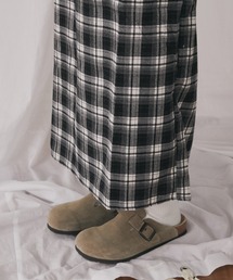 MERLOT | チェックスリットロングスカート(スカート)