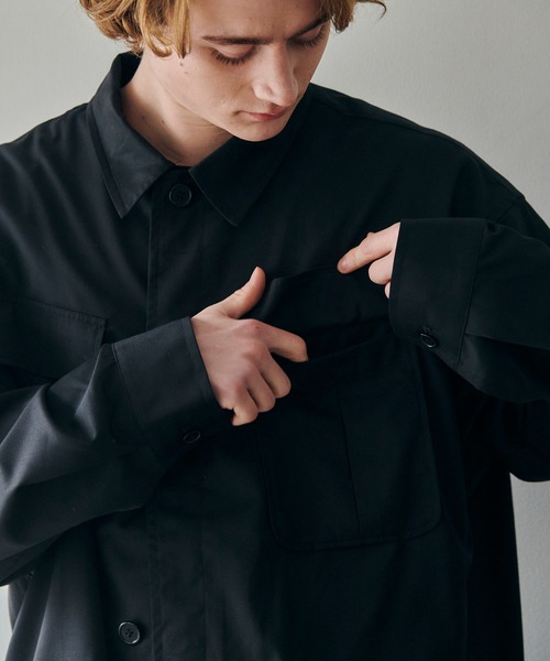 MAISON CLUB(メゾンクラブ)の「【MAISON CLUB】3rd Type Fatigue Shirt Jacket(その他アウター・メンズ・ブラック/グレー/ベージュ・L/M)」の2枚目の写真