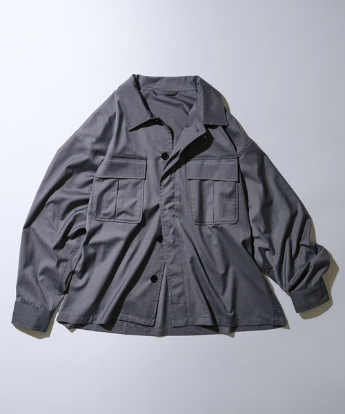 MAISON CLUB(メゾンクラブ)の「【MAISON CLUB】3rd Type Fatigue Shirt Jacket(その他アウター・メンズ・ブラック/グレー/ベージュ・L/M)」の13枚目の写真