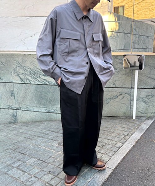 MAISON CLUB(メゾンクラブ)の「【MAISON CLUB】3rd Type Fatigue Shirt Jacket(その他アウター・メンズ・ブラック/グレー/ベージュ・L/M)」の4枚目の写真