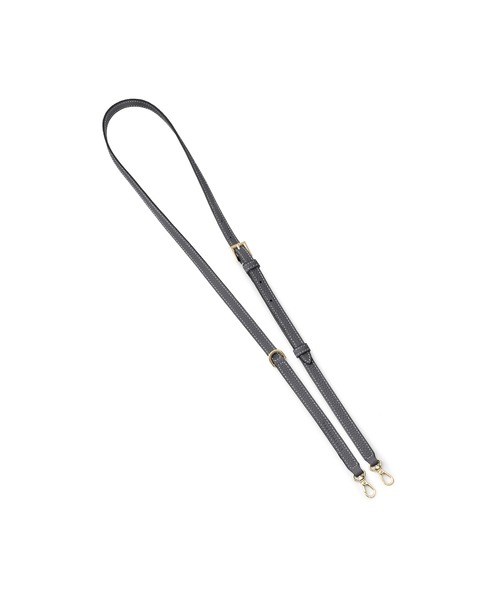 Dリング付き アジャスタブル ショルダー ストラップ シュリンクレザー