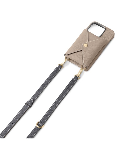 Dリング付き アジャスタブル ショルダー ストラップ シュリンクレザー