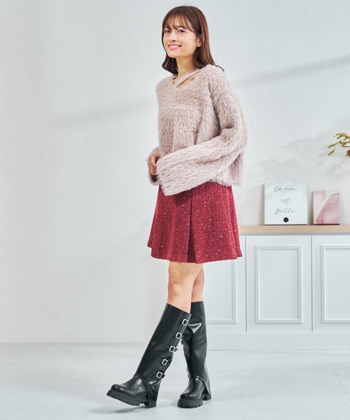 MISCH MASCH(ミッシュマッシュ)の「一部店舗限定 2wayカーバードエンジニアブーツ(ブーツ・レディース・ブラック・M/L)」の13枚目の写真